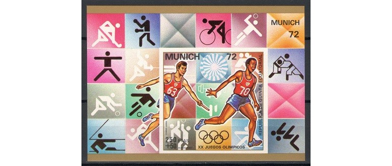 GUINEA ECUATORIALA 1972 - JOCURI OLIMPICE MUNICH 72 - BLOC NESTAMPILAT - NEDANTELAT - MNH / sport241